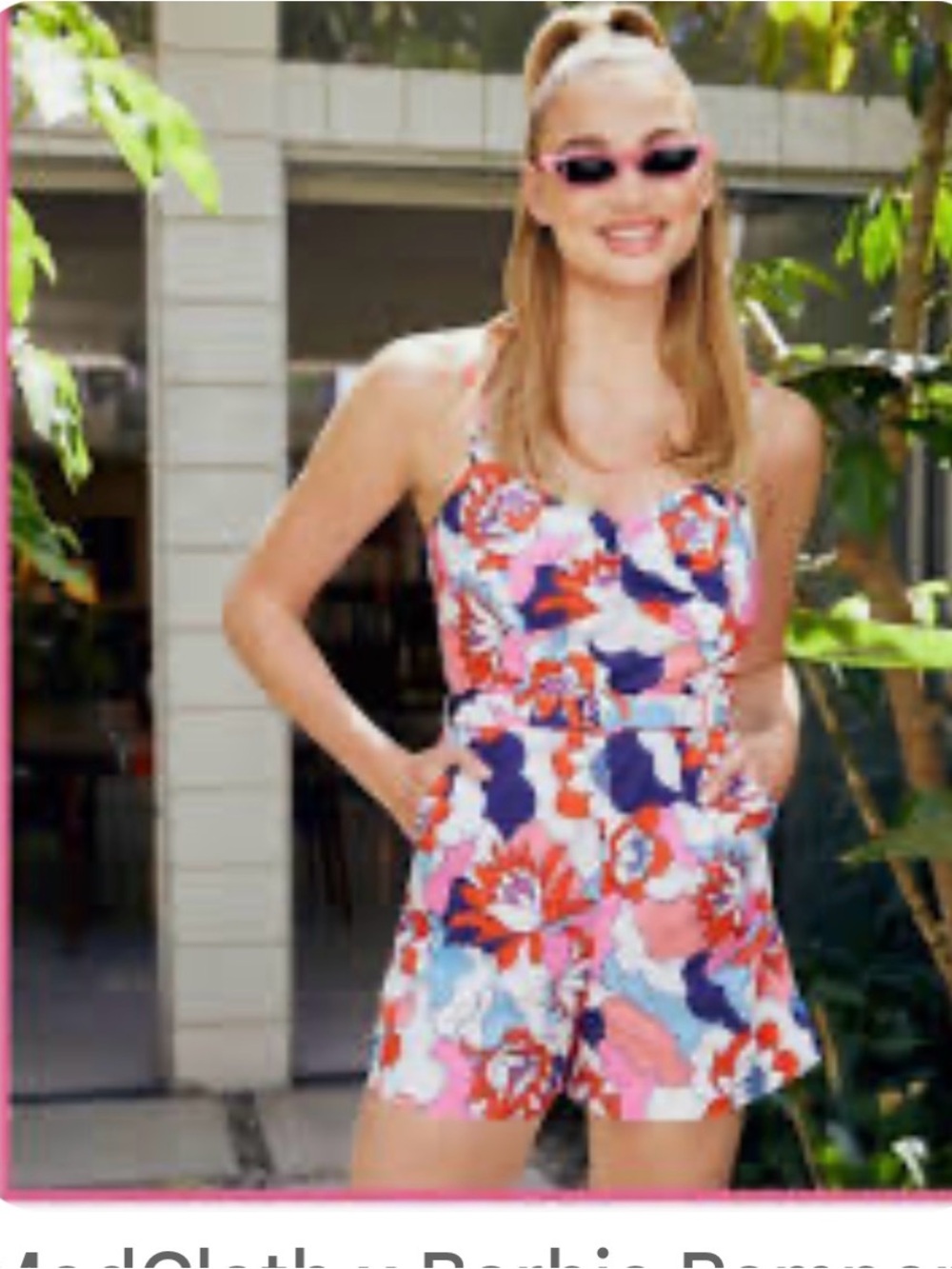ModCloth / Barbie romper sz L